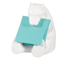 POST-IT Z-Notes Bear Dispenser 76x76mm aquawave, BEAR-330