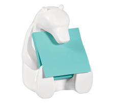 POST-IT Z-Notes Bear Dispenser 76x76mm aquawave, BEAR-330