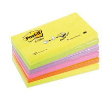 POST-IT Z-Notes neon 76x127mm rainbow 100 Blatt, R-350NRB