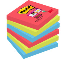 POST-IT Z-Notes Jewel Pop 76x76mm 3-farbig ass., 6x90 Blatt, R3306SSJP