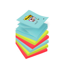 POST-IT Super Sticky Z-Notes 76x76mm Miami 4 Farben 6x90 Blatt, R3306SSMI