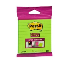 POST-IT Block Super Sticky 100x100mm grn, 70 Bl., liniert, hngbar, XL-LL