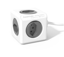 POWERCUBE Socket extend grey 5xT.13,1.5m cable, 66.779