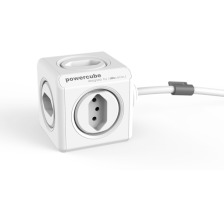 POWERCUBE Socket extend white 5xT.13,1.5m cable, 66.779