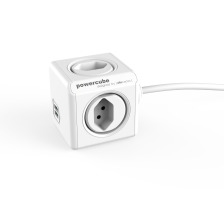 POWERCUBE Steckdose extend weiss 4xT.13 2xUSB 5V 2.1A, 66.789