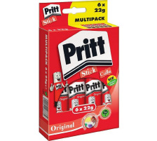 6 X PRITT Klebestift medium 22g, PS6BF