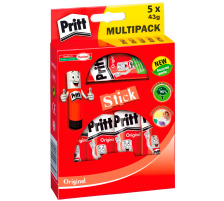 5 X PRITT Klebestift gross PK811 43g, PS8BF