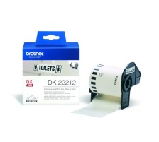 PTOUCH Endlos-Etiketten 62mmx15.24m QL-500/550 Film weiss Rolle, DK-22212