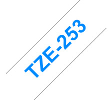 PTOUCH Band, laminiert blau/weiss PT-2450DX 24 mm, TZe-253