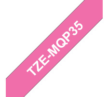 PTOUCH Band lam. weiss/pink matt PT-1280VP 12 mm, TZe-MQP35