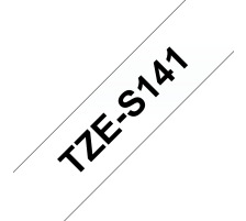 PTOUCH Band, strong/adh. schwarz/klar PT-2460 18 mm, TZe-S141