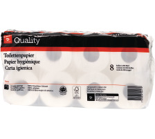 QUALITY Toilettenpapier 3-lagig 8x8 Rollen, 992080