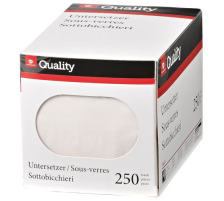 QUALITY Glserunterlagen weiss 250 Stck, 992600