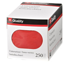 QUALITY Glserunterlagen rot 250 Stck, 992603