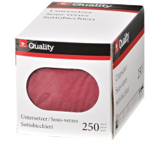 QUALITY Glserunterlagen bordeaux 250 Stck, 992604