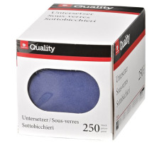 QUALITY Glserunterlagen blau 250 Stck, 992605