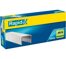 RAPID Heftklammern 26/6 verzinkt max. 20 Blatt 5000 Stck, 24861800