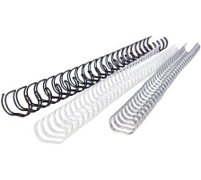 RENZ Drahtbindercken 5,5mm A4 weiss, 34 Ringe 100 Stck, 310550034