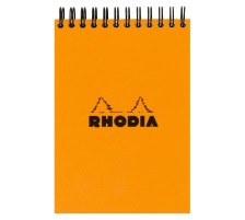 RHODIA Spiralblock orange A7 kariert 80 Blatt, 11500