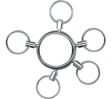 RIEFFEL Schlsselanhnger Key Spider 5 Ringe, 105SB