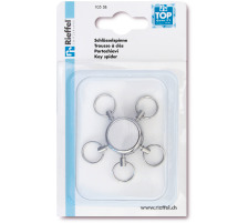 RIEFFEL Schlsselanhnger Key Spider 5 Ringe, 105SB