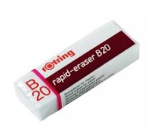 ROTRING Radierer B20 60x22x10mm, rapid-eraser, S0194570