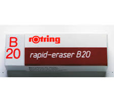 ROTRING Radierer B20 60x22x10mm, rapid-eraser, S0194570