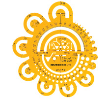 RUMOLD Abrundungsschablone 160mm, DIN 250, 2110