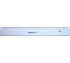 RUMOLD Schullineal 30cm weiss, 427/30