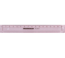 RUMOLD Schullineal 17cm transparent, FL40T