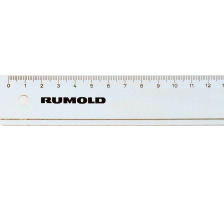 RUMOLD Schullineal 20cm transparent, FL42/20