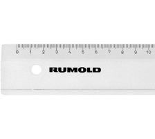 RUMOLD Flachlineal 30cm transparent, FL46/30