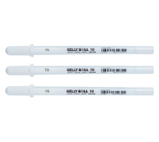 SAKURA Gelly Roll 0.5mm White 3 Stck, POXPGBWH3