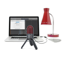 SAMSON Meteor USB Microphone bl/red Studio Condenser Micro, SAMTRBR