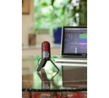 SAMSON Meteor USB Microphone bl/red Studio Condenser Micro, SAMTRBR