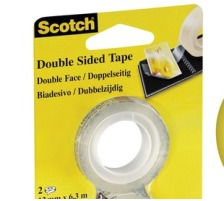 SCOTCH Tape refill 665 12mmx6.3m doppelseitig/2 Rollen, 136-1263R