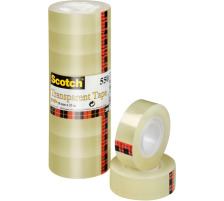 SCOTCH Tape 550 19mmx33m transparent, reissfest, 5501933K