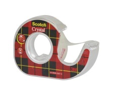 SCOTCH Magic Tape Crystal 19mmx25m kristallklar, auf Abroller, 6-1925D