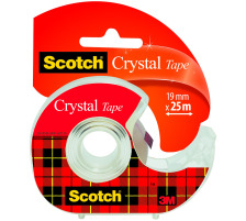 SCOTCH Magic Tape Crystal 19mmx25m kristallklar, auf Abroller, 6-1925D