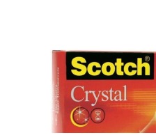 SCOTCH Crystal Tape 600 19mmx33m kristallklar, 6001933K