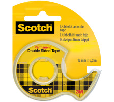 SCOTCH Tape a. rouleau 665 12mmx6.3m double-face, 7100150064