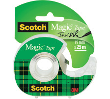 SCOTCH Magic Tape 810 19mmx15m unsichtbar, auf Abroller, 8-1915D