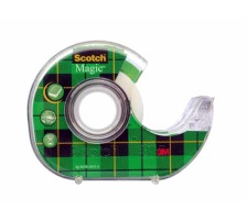 SCOTCH Magic Tape 19mmx25m transparent, auf Abroller, 8-1925D