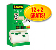 SCOTCH Magic Tape 810 EcoBox 19mmx33m transparent, 14 Rollen, 81933R14R