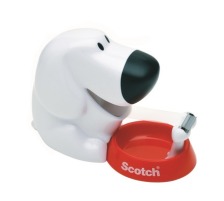 SCOTCH Dispenser Hund weiss inkl.1 Rol.Magic 810 19mmx7.5m, C31