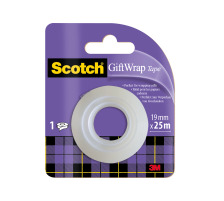 SCOTCH Gift Wrap Tape 19mmx25m Refill, GIFTWRAPR