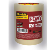 SCOTCH Verpackungsband 50mmx66m transparent 3 Rollen, HV5066T3T