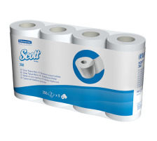 SCOTT Toilettenpapier weiss 350 Blatt, 2-lagig 8 Stck, 18519