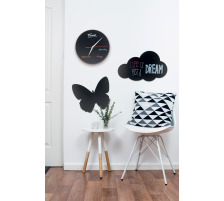 SECURIT Kreidetafel BUTTERFLY schwarz 31x35.5x0.3cm, FB-BUTTER