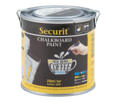 SECURIT Acryl-Kreidetafellack 250ml schwarz, PNT-BL-SM